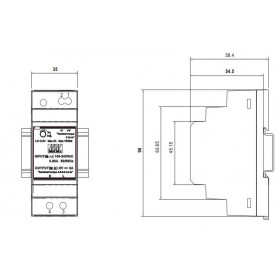 Τροφοδοτικό Ράγας 36W Με Έξοδο 24VDC 1.5A HDR30-24 MEAN WELL