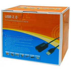 Καλώδιο Δεδομένων USB TypeA Αρσενικό Σε TypeA Θηλυκό 20m OWI