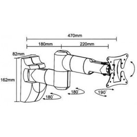 Βάση Τηλεόρασης 13-27'' 30Kg LCD503 BRATECK