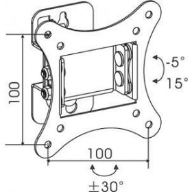 Βάση Τηλεόρασης 10"-24" 15kg WLB-011 BRATECK