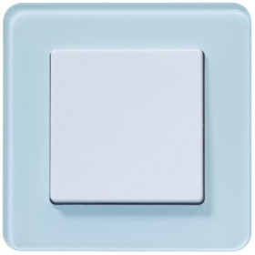 Πλαίσιο 1 Θέσης Λευκό Γυαλί Q.7 BERKER