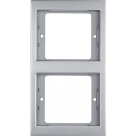 Πλαίσιο 2 Θέσεων Κάθετο Inox K.5 BERKER