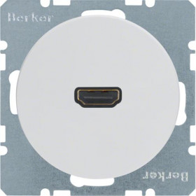 Πρίζα HDMI Με Γωνία Σύνδεσης 90° Λευκό R.x BERKER