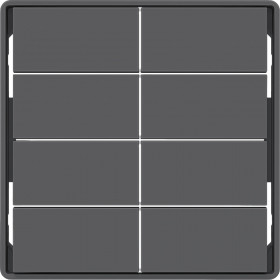 Μετώπη Bus Coupler KNX 4 Πλήκτρων Ανθρακί Q.x BERKER