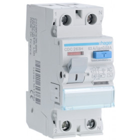 Ρελέ Διαρροής AC 2P 63A 30mA CDC263H HAGER