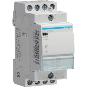 Ρελέ Ισχύος Ράγας 4P 25A 4NO 230V Αθόρυβος ESC425S HAGER