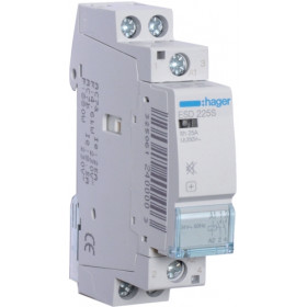 Ρελέ Ισχύος Ράγας 2P 25A 2NO 24VAC Αθόρυβος ESD225S HAGER