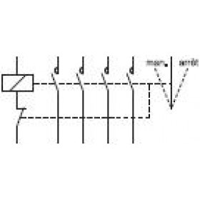 Ρελέ Ισχύος Ράγας 4P 40A 4NO 230VAC Ημέρας/Νύχτας ETC440 HAGER