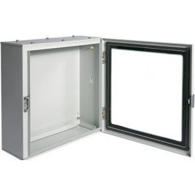 Ερμάριο Μεταλλικό 500x500x200mm IP65 Διάφανη Πόρτα FL163A HAGER