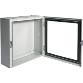 Ερμάριο Μεταλλικό 500x500x200mm IP65 Διάφανη Πόρτα FL163A HAGER