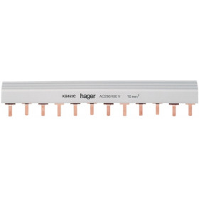 Μπάρα Γεφύρωσης Περονωτή 4P 63A 24 Συνδέσεις  KB463C HAGER