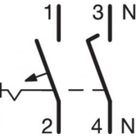 Αυτόματη Ασφάλεια 1P+N C 25A 6kA MCN525 HAGER
