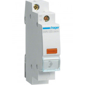 Ενδεικτική Λυχνία Ράγας Πορτοκαλί 230V SVN123 HAGER