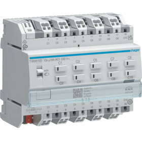 Ενεργοποιητής Ράγας pro 10 Εξόδων KNX Secure C-Load TYAS610D HAGER