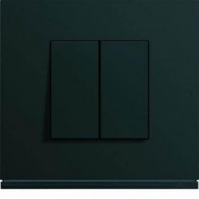 Πλαίσιο 4 Στοιχείων Σε 2 Θέσεις Κάθετο Μαύρο Gallery WXP0242 HAGER