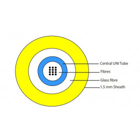 Καλώδιο 8 Οπτικών Ινών 9/125μm Singlemode OS2 032503 LEGRAND