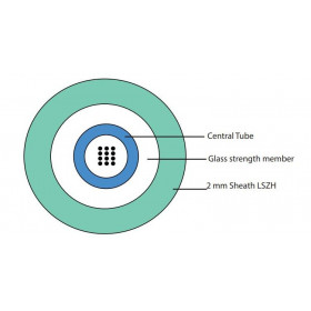 Καλώδιο 24 Οπτικών Ινών 50/125μm Multimode OM3 032553 LEGRAND