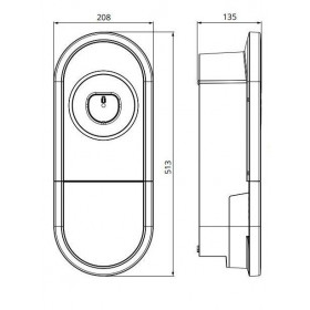 Σταθμός Φόρτισης Τριφασικός 22kW Green’up™One 057017 LEGRAND