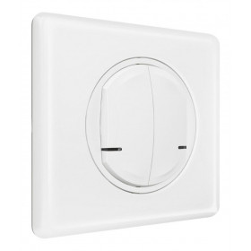Ασύρματος Διακόπτης Διπλός Λευκό 067724 Celiane with Netatmo®