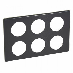 Πλαίσιο 6 Θέσεων Anodized Carbon Celiane™ 068990 LEGRAND