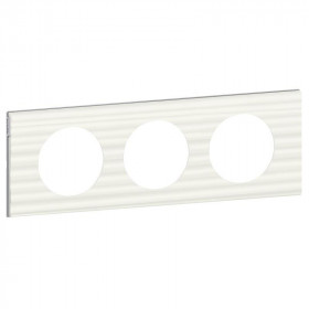 Πλαίσιο 3 Θέσεων Materials Λευκό Corian Celiane™ 069013 LEGRAND