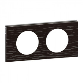 Πλαίσιο 2 Θέσεων Materials Μαύρο Corian Celiane™ 069022 LEGRAND
