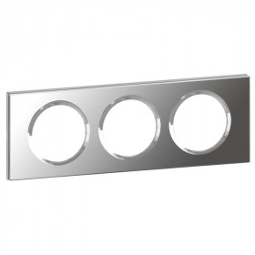 Πλαίσιο 3 Θέσεων Materials Mirror Γυαλί Celiane™ 069123 LEGRAND