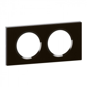Πλαίσιο 2 Θέσεων Materials Γραφίτης Γυαλί Celiane™ 069302 LEGRAND