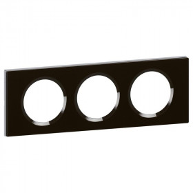 Πλαίσιο 3 Θέσεων Materials Γραφίτης Γυαλί Celiane™ 069303 LEGRAND