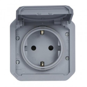 Μηχανισμός Πρίζας Σουκο Γκρι Plexo 069571L LEGRAND