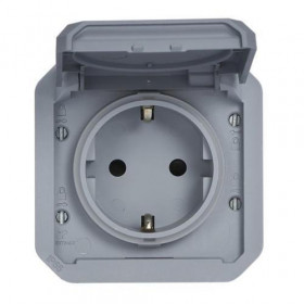 Μηχανισμός Πρίζας Σουκο Γκρι Plexo 069571L LEGRAND