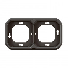 Πλαίσιο 2 Θέσεων Χωνευτό Ανθρακί Plexo 069607L LEGRAND