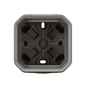 Κουτί 1 Θέσης Επίτοιχο Γκρι Plexo 069651L LEGRAND