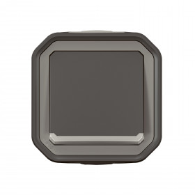 Μπουτον Με Λυχνία Επίτοιχο Ανθρακί Plexo 069782L LEGRAND