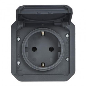 Μηχανισμός Πρίζας Σουκο Ανθρακί Plexo 069839L LEGRAND