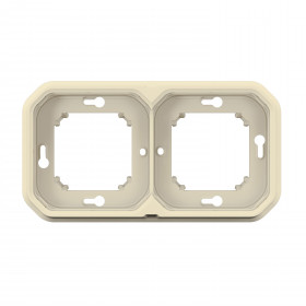Πλαίσιο 2 Θέσεων Χωνευτό Κρεμ Plexo 069853L LEGRAND