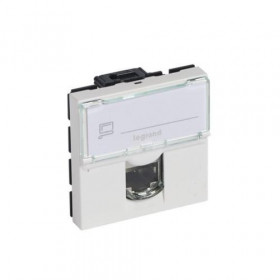 Πριζα Δικτύου RJ45 Cat.6A STP 2 Στοιχείων Λευκό Mosaic™ 076576 LEGRAND