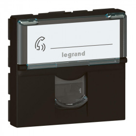 Πριζα Δικτύου RJ45 Cat.6 FTP 2 Στοιχείων Μαύρο Mosaic™ 079165L LEGRAND