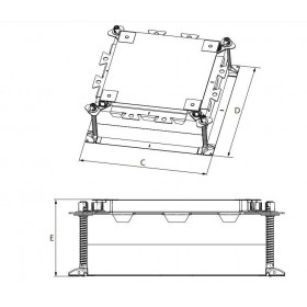 Κουτί Ρυθμιζόμενο Universal Για Μπετόν 088080 LEGRAND