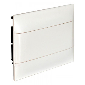 Πίνακας Χωνευτός 1 Σειράς 12 Στοιχείων Λευκός Αδιάφανη Πόρτα PRACTIBOX S 135141 LEGRAND