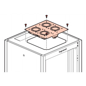 Βάση Οροφής Με 2 Ανεμιστήρες Και Θερμοστάτη 646430 LEGRAND