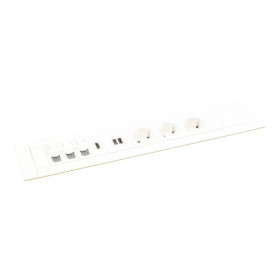 Πολύπριζο Γραφείου 3 Σούκο,2 USB,3 RJ45 Και HDMI Λευκό 654863 LEGRAND