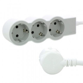 Πολύπριζο 3 Σούκο 5m Λευκό Και Γκρι 694567 LEGRAND