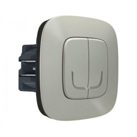 Ενσύρματος Διακόπτης Διπλός Αλουμίνιο 752788 Valena Allure with Netatmo®