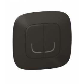 Ενσύρματος Διακόπτης Διπλός Μαύρο 752888 Valena Allure with Netatmo®