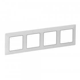 Πλαίσιο 4 Θέσεων Λευκό Με Χρώμιο Valena™  Life 754034 LEGRAND
