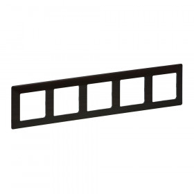 Πλαίσιο 5 Θέσεων Dark Wood Valena™  Life 754175 LEGRAND