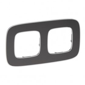 Πλαίσιο 2 Θέσεων Σκούρο Ατσάλι Valena™Allure 754292 LEGRAND