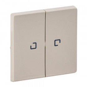 Μετώπη 2 Πλήκτρων Φωτεινής Λειτουργίας Κρέμ Valena™Life 755221 LEGRAND