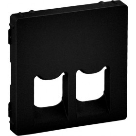 Μετώπη Πρίζας Διπλής Τηλεφώνου Ή Data Μαύρο Valena™Life 756422 LEGRAND